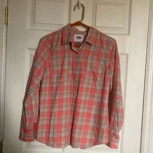 Old Navy Woman’s pink plaid